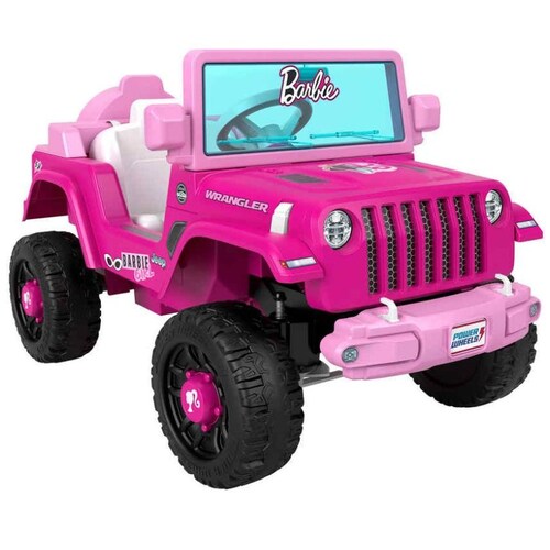 Power Wheels Montable Barbie Jeep® Wrangler 6V Fisher-Price