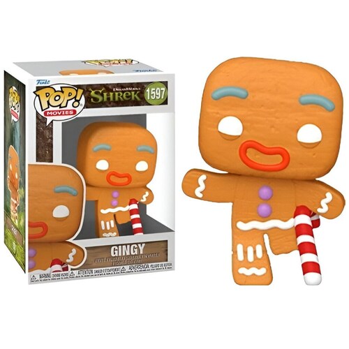 Funko Pop Movies: Shrek Dreamworks 30 Aniversario - Galleta de Jengibre