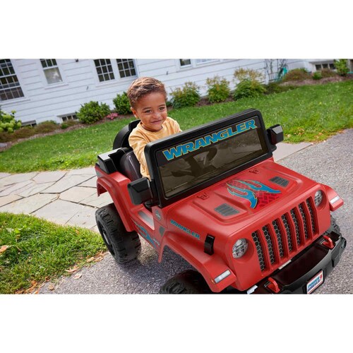 Fisher-Price Power Wheels Montable Jeep® Wrangler 6V Rojo Mattel