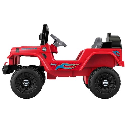 Fisher-Price Power Wheels Montable Jeep® Wrangler 6V Rojo Mattel
