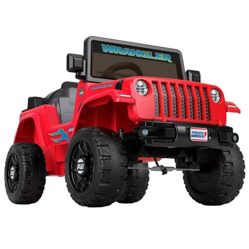 Fisher-Price Power Wheels Montable Jeep® Wrangler 6V Rojo Mattel
