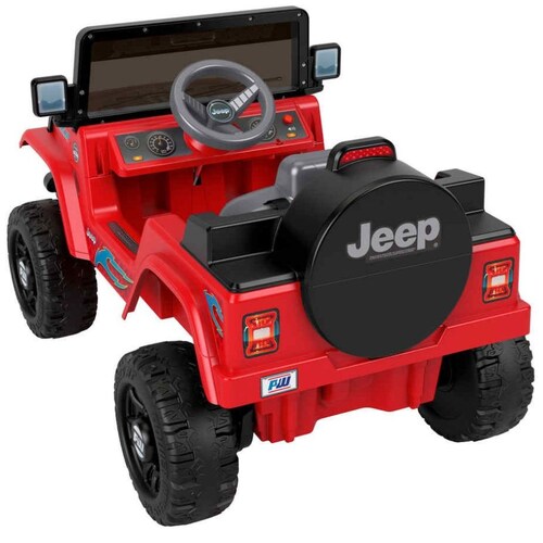 Fisher-Price Power Wheels Montable Jeep® Wrangler 6V Rojo Mattel