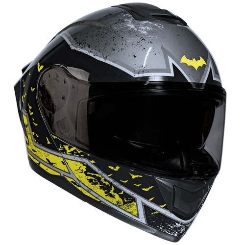 Casco Abatible para Motociclista Dc Zero Batman