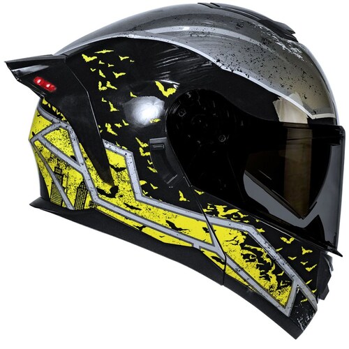Casco Abatible para Motociclista Dc Zero Batman