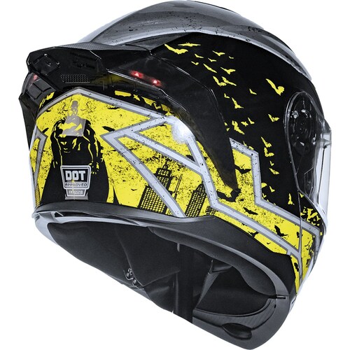Casco Abatible para Motociclista Dc Zero Batman