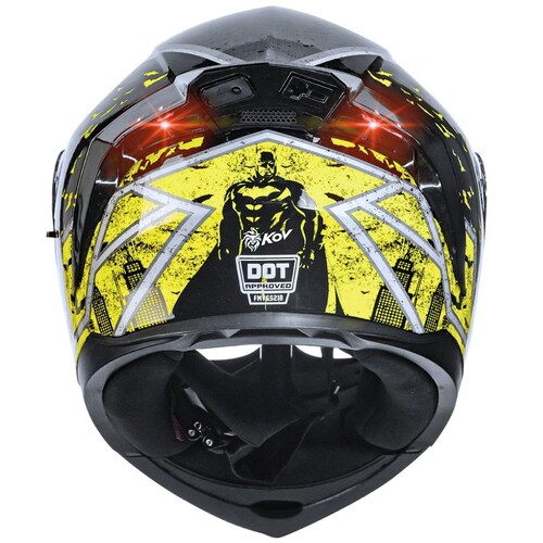Casco Abatible para Motociclista Dc Zero Batman