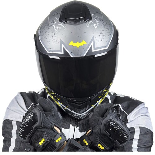 Casco Abatible para Motociclista Dc Zero Batman