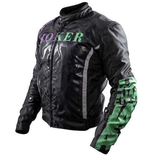 Chamarra Textil con Protecciones Dc Joker