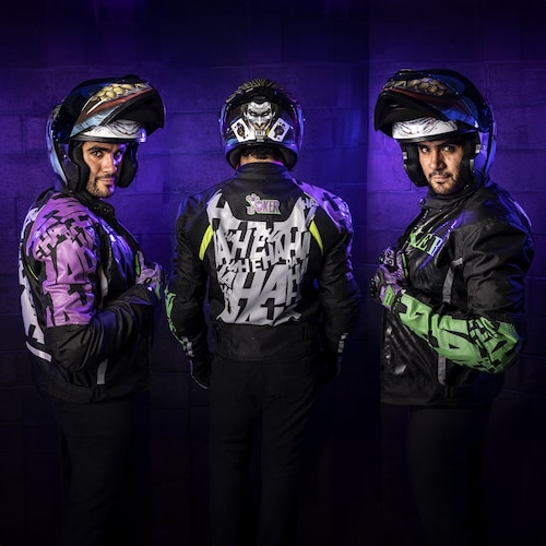 Chamarra Textil con Protecciones Dc Joker