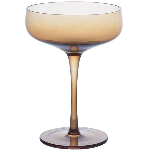 Copa Champagne Smoked Amber Vintage Home