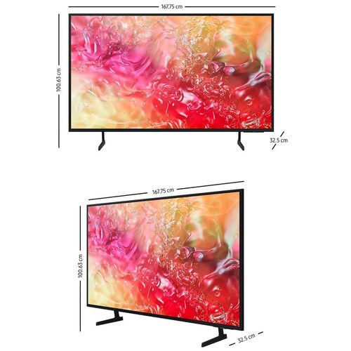 Pantalla Samsung Crystal 75 Pulgadas 4K Uhd Un75Du7000Fxzx