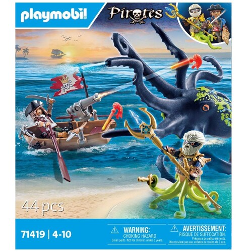 Piratas Batalla con Pulpo Gigante Playmobil