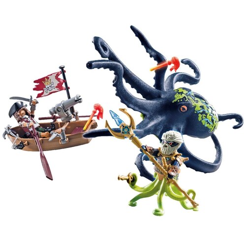 Piratas Batalla con Pulpo Gigante Playmobil
