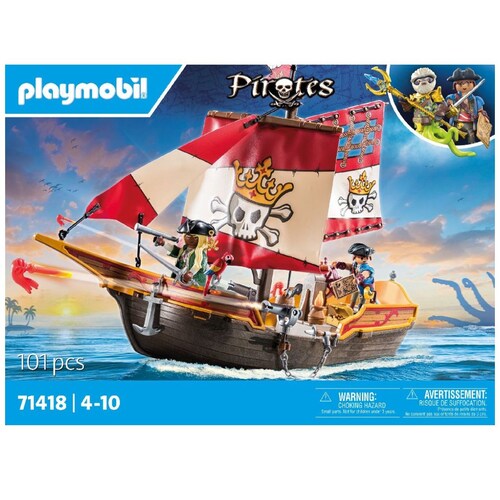 Barco Corsario de Pirate Queen Playmobil