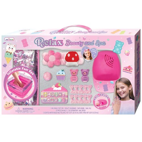 Juego Relajación Belleza y Spa Sweets para Niña Hot Focus