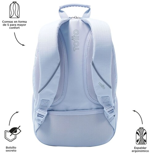 Mochila para Tablet y Pc Cambri 2.0 Klass Azul Cielo Totto