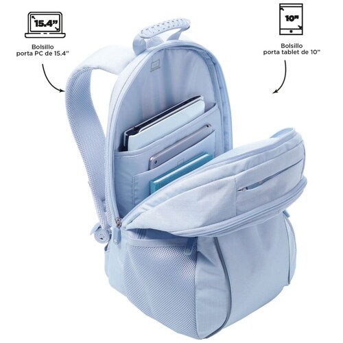 Mochila para Tablet y Pc Cambri 2.0 Klass Azul Cielo Totto