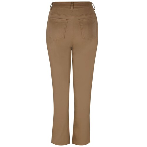 Pantalón Liso Recto con Presillas para Mujer Basel