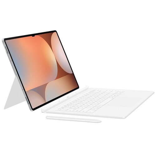 Funda Samsung Galaxy S10 Ultra Book Cover Keyboard Blanco
