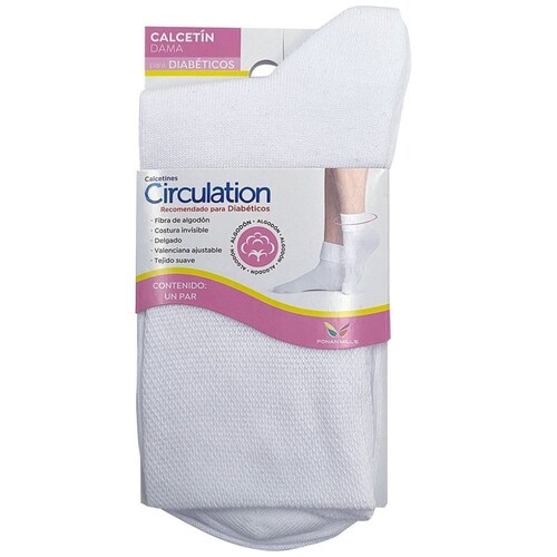 Calcetín Circulation para Diabético para Mujer