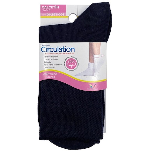 Calcetín Circulation para Diabético para Mujer