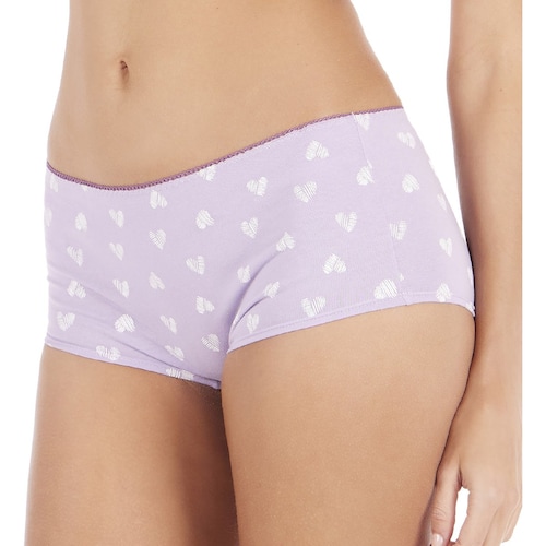 3P Bóxer Algodón Stretch para Mujer Tops & Bottoms