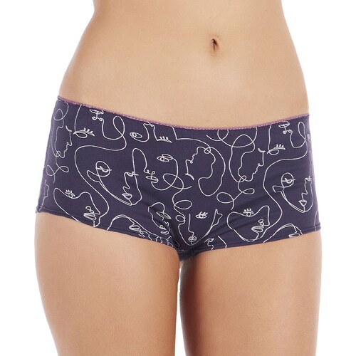 3P Bóxer Algodón Stretch para Mujer Tops & Bottoms