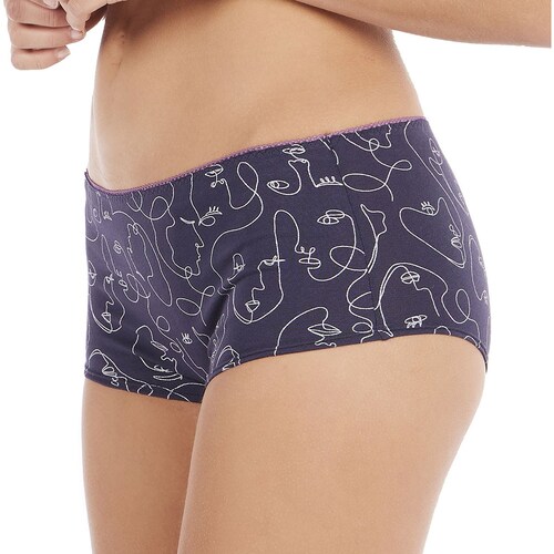 3P Bóxer Algodón Stretch para Mujer Tops & Bottoms