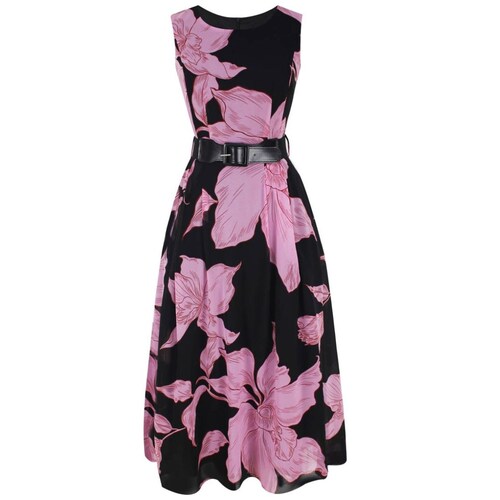 Vestido Estampado Floral Pomposo para Mujer Basel