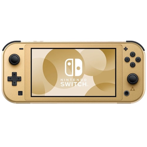 Consola Nintendo Switch Lite Hyrule Edition + 12M Ns Online + Paquete de Expansión
