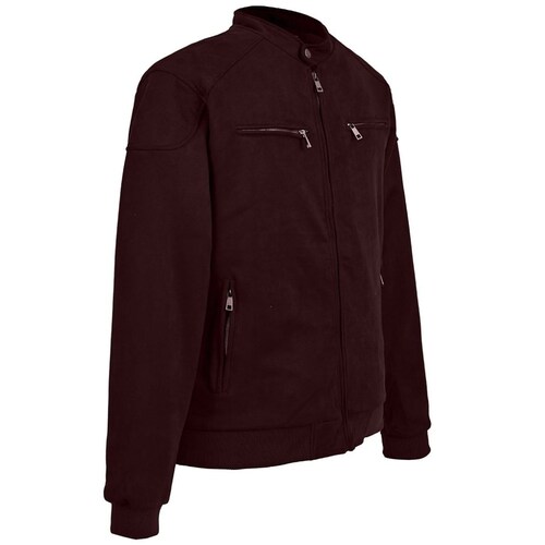 Chamarra Bomber Gamuza para Hombre Plus Giovanni Gali