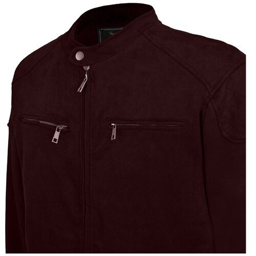Chamarra Bomber Gamuza para Hombre Plus Giovanni Gali