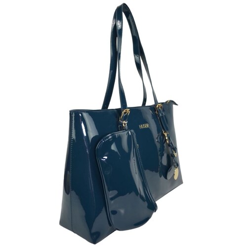 Bolsa Tote Azul para Mujer Huser