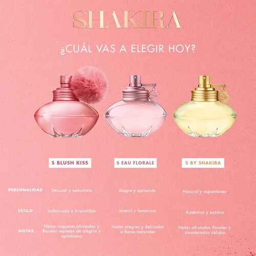 Eau de Toilette Shakira S Blush Kiss 80 Ml para Mujer
