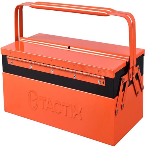 Caja de Herramientas de Metal 3 Cajones Tactix