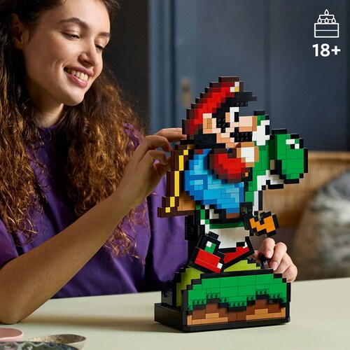Súper Mario World Mario y Yoshi Lego