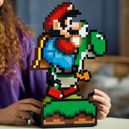 Súper Mario World Mario y Yoshi Lego