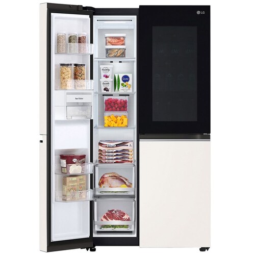 Refrigerador Lg Dúplex 23P Crema Blanco