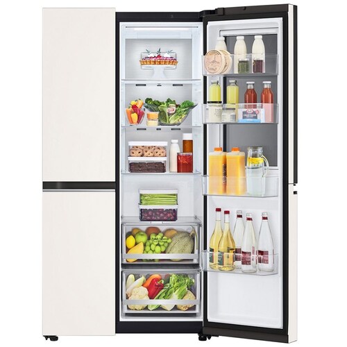 Refrigerador Lg Dúplex 23P Crema Blanco