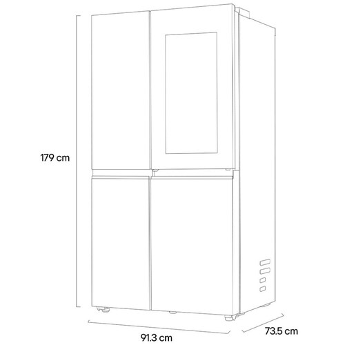 Refrigerador Lg Dúplex 23P Crema Blanco