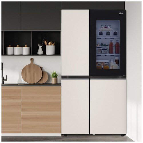 Refrigerador Lg Dúplex 23P Crema Blanco