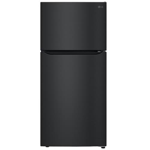 Refrigerador Lg Congelador Superior 20P Negro