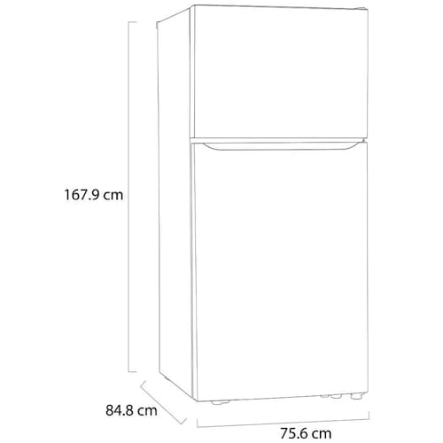 Refrigerador Lg Congelador Superior 20P Negro