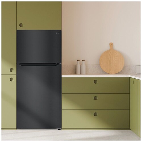 Refrigerador Lg Congelador Superior 20P Negro