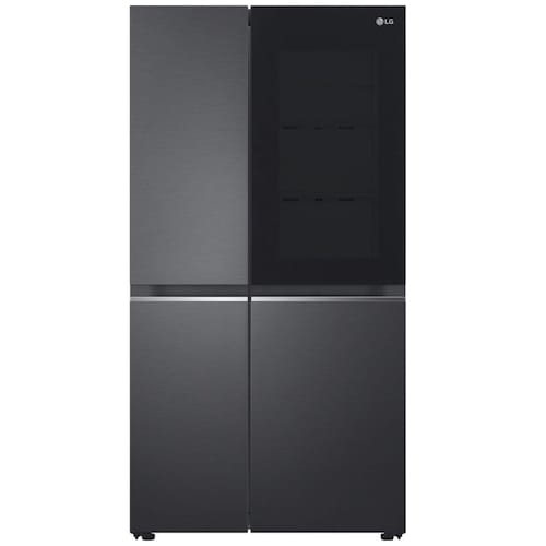 Refrigerador Lg Dúplex 23P Negro Mate