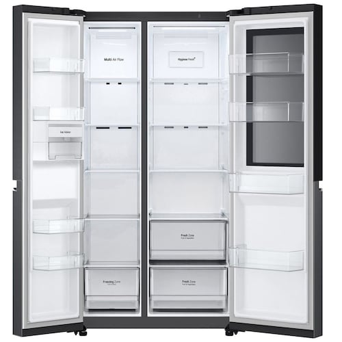 Refrigerador Lg Dúplex 23P Negro Mate