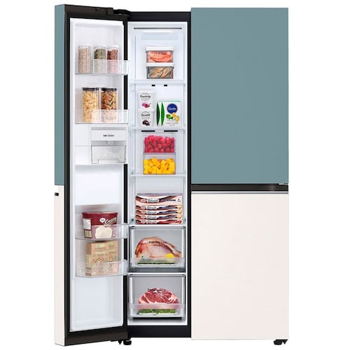 Refrigerador Lg Dúplex 30P Menta/beige