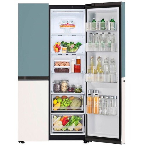 Refrigerador Lg Dúplex 30P Menta/beige
