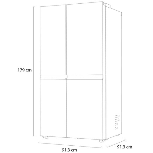 Refrigerador Lg Dúplex 30P Menta/beige