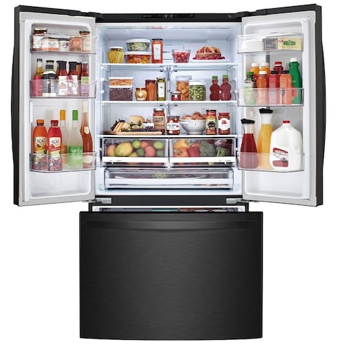 Refrigerador Lg Puerta Francesa 29 Pies Negro